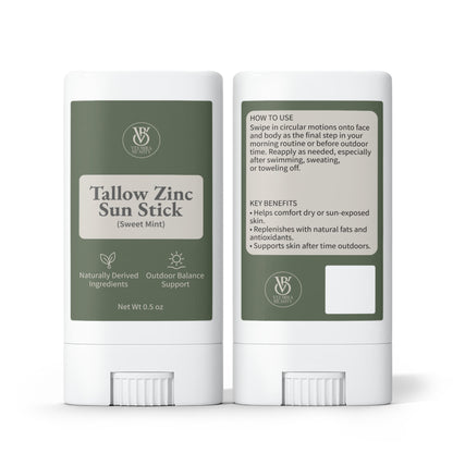 2 Pack Tallow Zinc Sun Stick