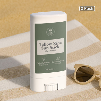 2 Pack Tallow Zinc Sun Stick