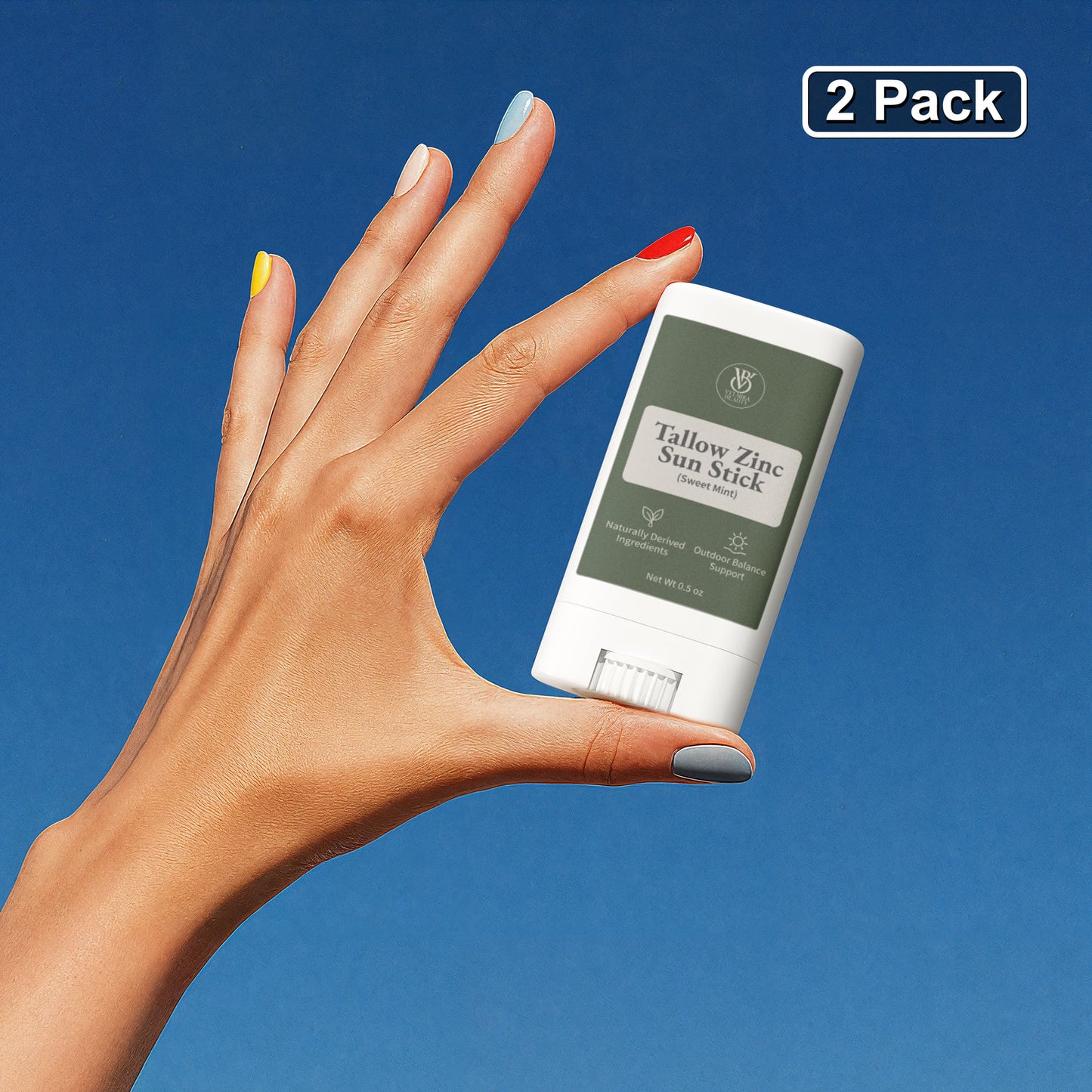 2 Pack Tallow Zinc Sun Stick