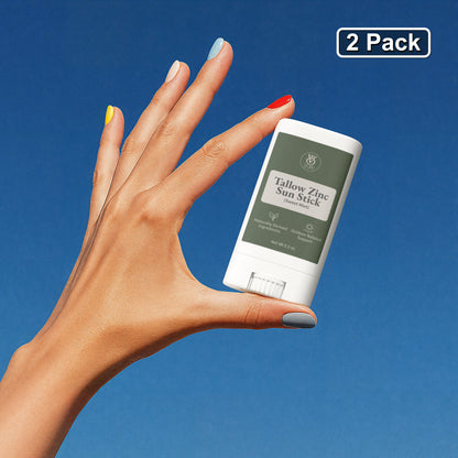 2 Pack Tallow Zinc Sun Stick