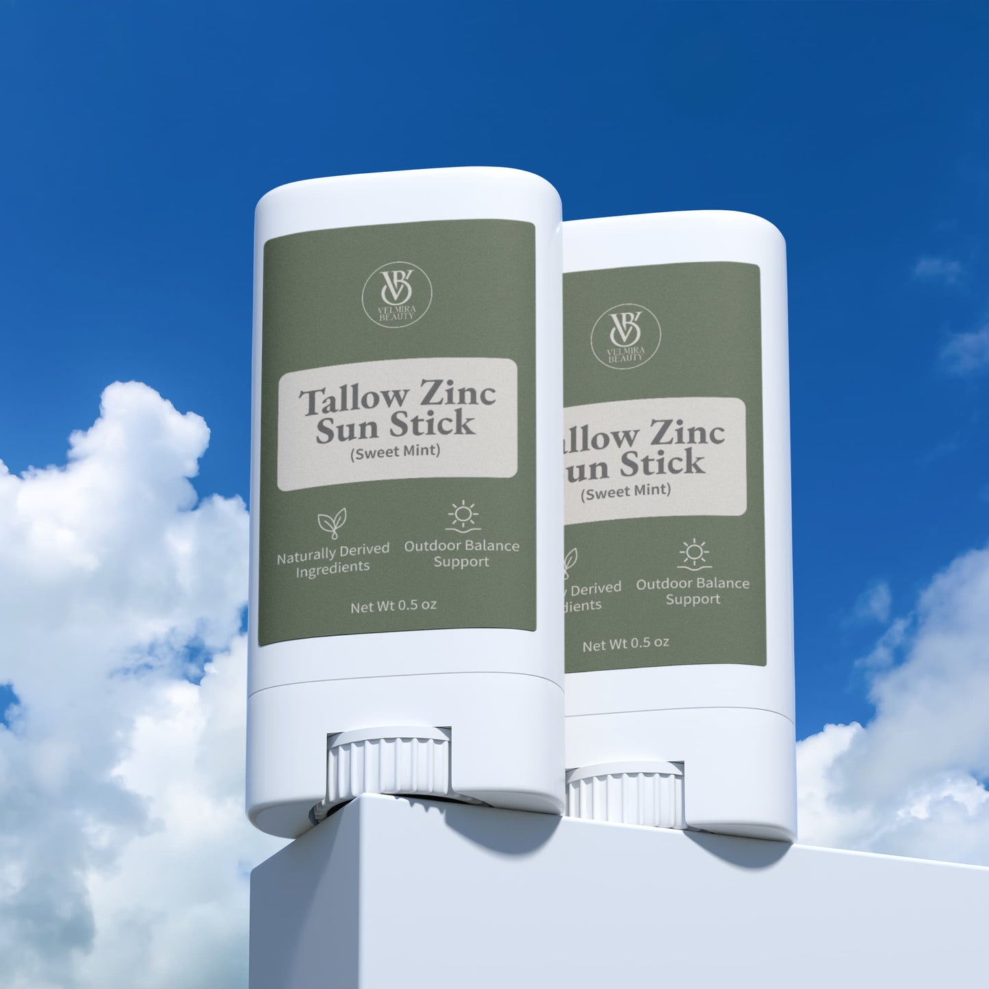 2 Pack Tallow Zinc Sun Stick