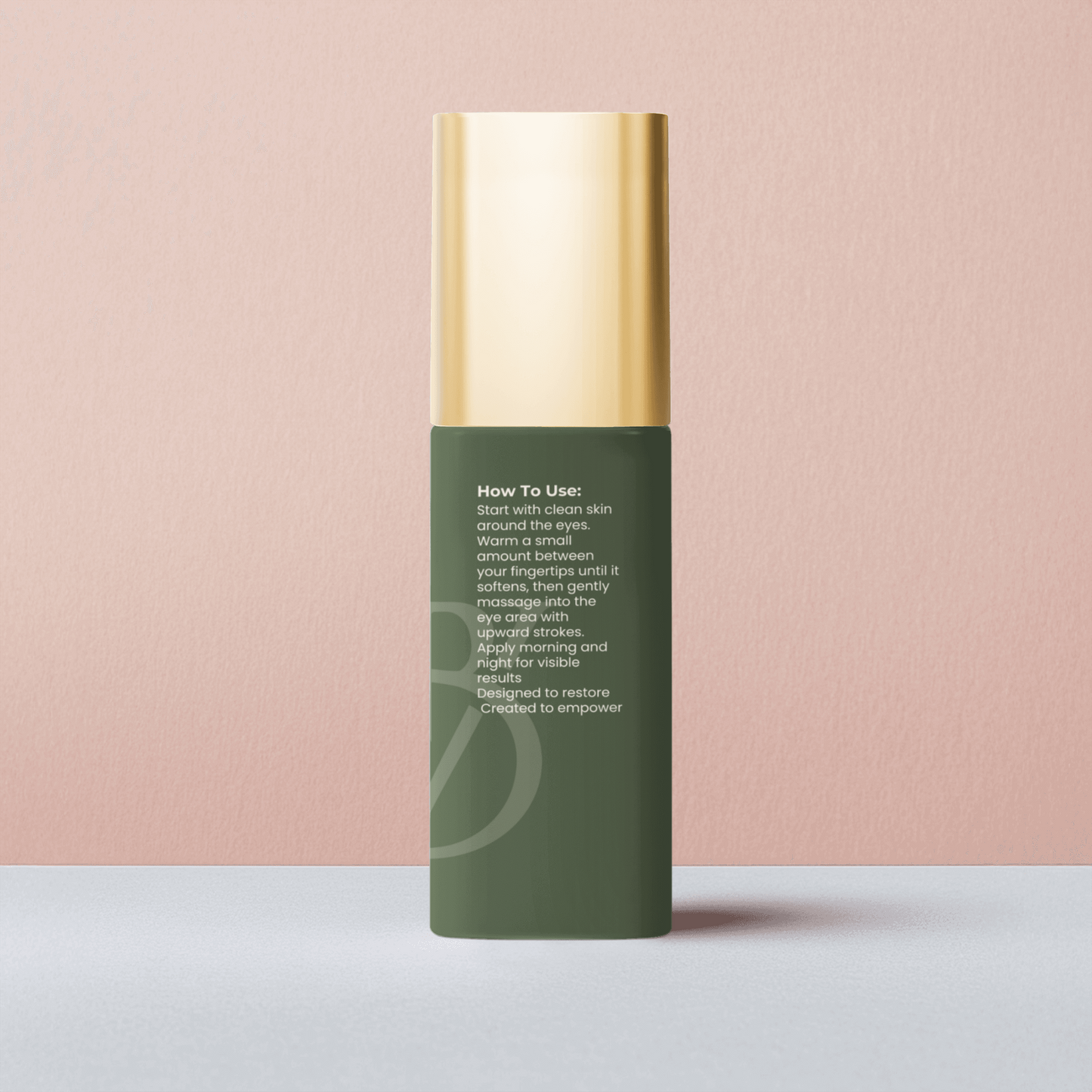 Brighten+Firm Eye Serum: Intensive Renewal Gold Cap