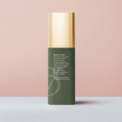 Brighten+Firm Eye Serum: Intensive Renewal Gold Cap
