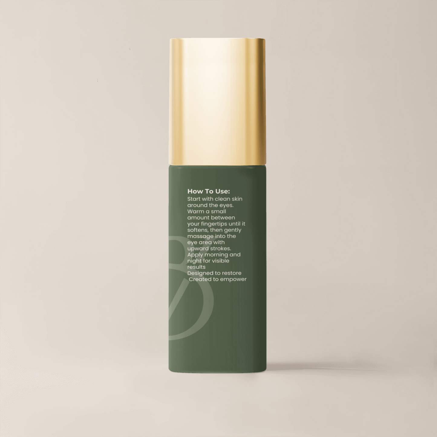 Brighten+Firm Eye Serum: Intensive Renewal Gold Cap