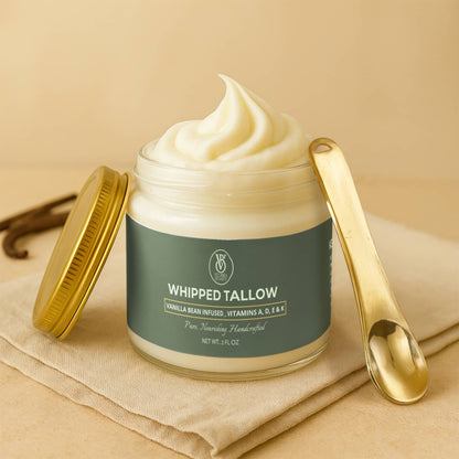 Whipped Grass-Fed Tallow Balm with Vanilla Bean